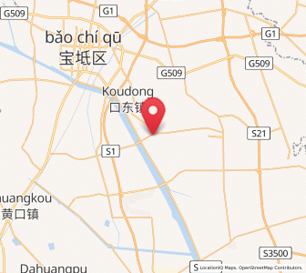 Map of Heilangkou, Tianjin
