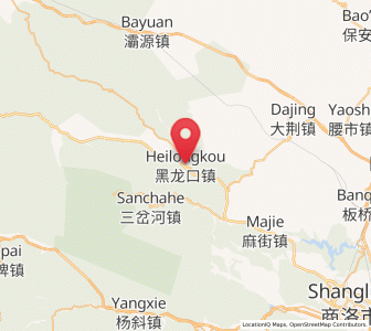 Map of Heilongkou, Shaanxi