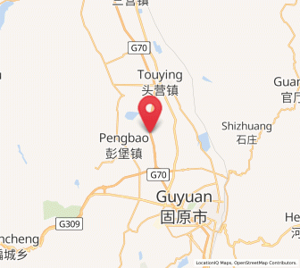 Map of Heiquan, Ningxia Hui Autonomous Region