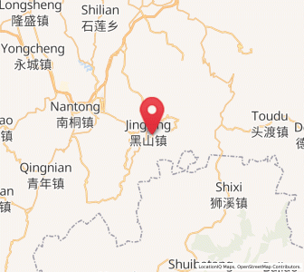Map of Heishan, Chongqing