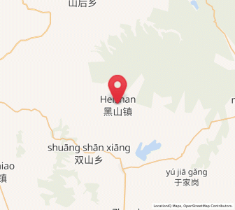 Map of Heishan, Heilongjiang