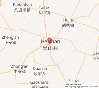 Map of Heishan, Liaoning