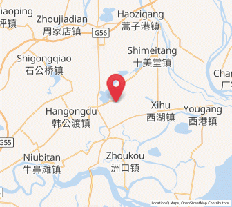 Map of Heishanzui, Hunan