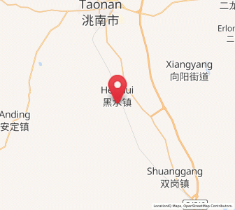 Map of Heishui, Jilin