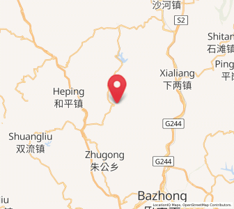 Map of Heitan, Sichuan