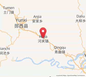 Map of Hejia, Hubei