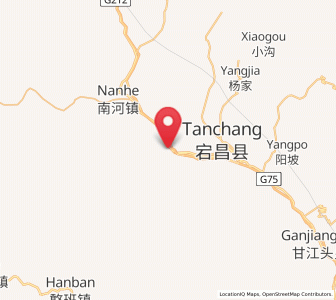 Map of Hejiabao, Gansu