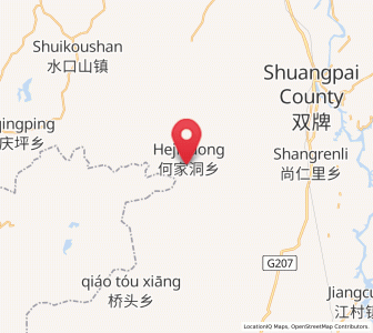 Map of Hejiadong, Hunan