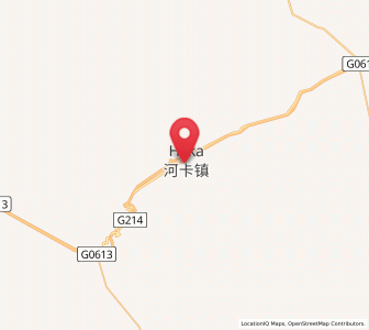 Map of Heka, Qinghai