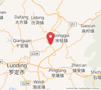 Map of Hekou, Guangdong