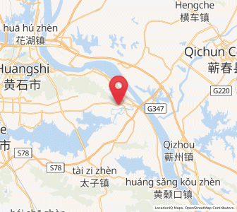 Map of Hekou, Hubei