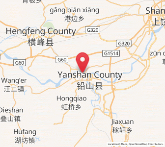 Map of Hekou, Jiangxi