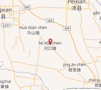 Map of Hekou, Jiangsu