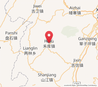 Map of Heku, Hunan