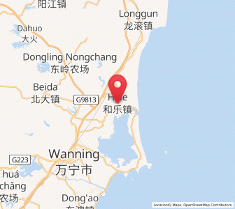 Map of Hele, Hainan