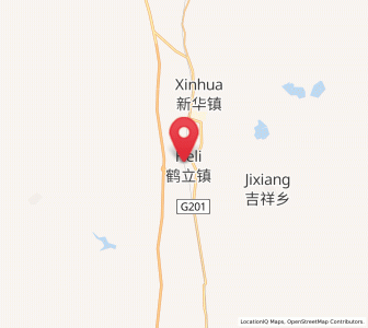 Map of Heli, Heilongjiang