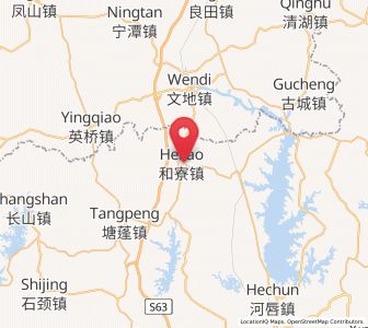 Map of Heliao, Guangdong