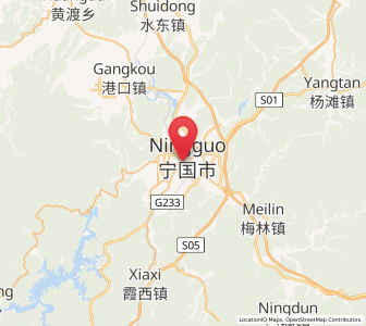Map of Helixi, Anhui