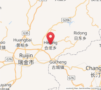 Map of Helong, Jiangxi