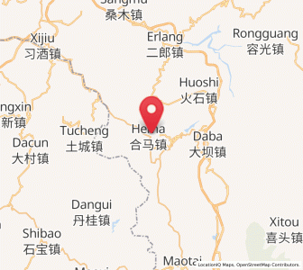 Map of Hema, Guizhou