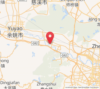 Map of Hemudu, Zhejiang