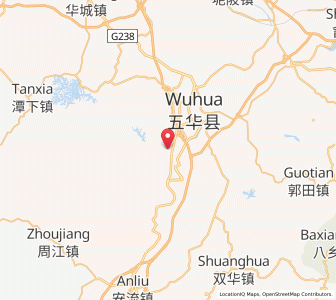 Map of Hengbei, Guangdong