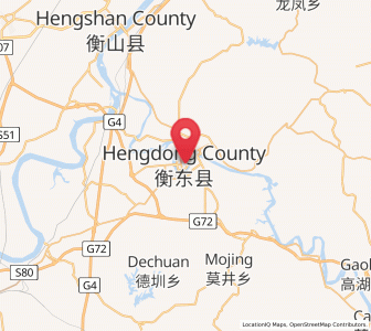 Map of Hengdong Chengguanzhen, Hunan