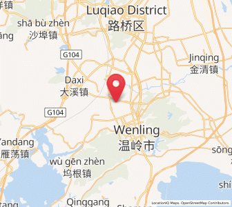 Map of Hengfeng, Zhejiang
