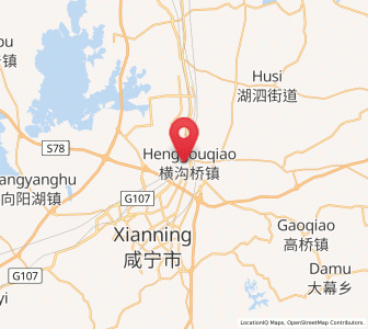 Map of Henggouqiao, Hubei
