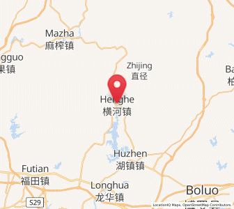 Map of Henghe, Guangdong