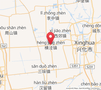 Map of Hengjing, Jiangsu