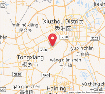 Map of Hengjingqiao, Zhejiang