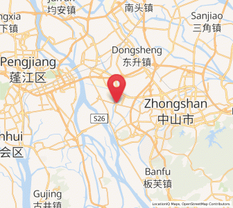 Map of Henglan, Guangdong