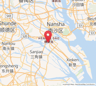 Map of Hengli, Guangdong