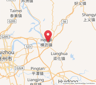 Map of Hengli, Guangdong
