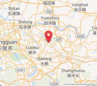 Map of Hengli, Guangdong