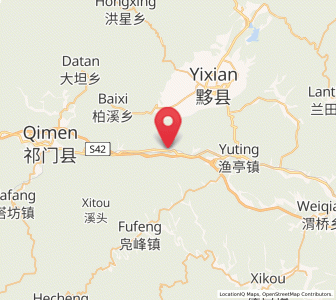 Map of Henglian, Anhui