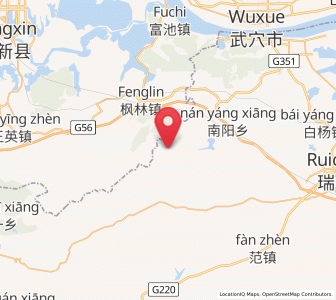 Map of Henglishan, Jiangxi
