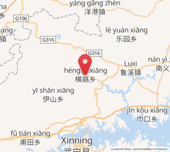 Map of Henglu, Jiangxi