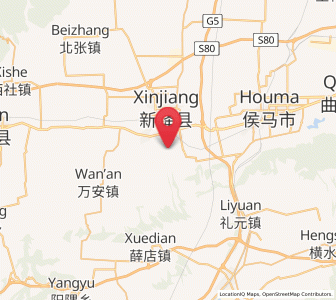 Map of Hengqiao, Shanxi