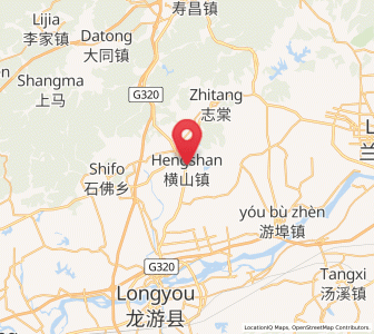 Map of Hengshan, Zhejiang