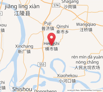 Map of Hengshi, Hubei