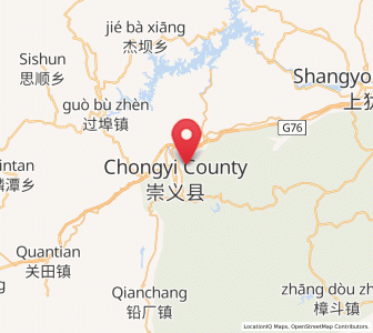 Map of Hengshui, Jiangxi
