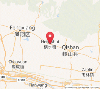 Map of Hengshui, Shaanxi