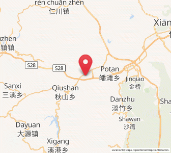 Map of Hengxi, Zhejiang