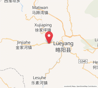 Map of Hengxianhe, Shaanxi