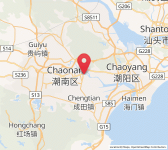 Map of Heping, Guangdong