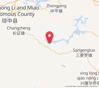 Map of Heping, Hainan