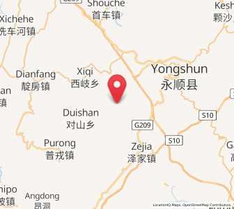 Map of Heping, Hunan