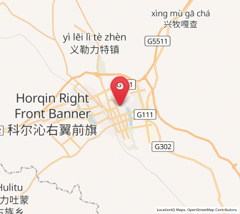 Map of Heping, Inner Mongolia